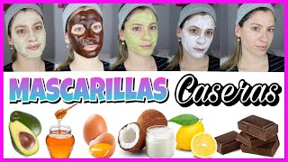 5 Mascarillas Caseras para tener la PIEL PERFECTA Y BONITA SIN ACNÉ Y SIN MARCAS  NatyGloss [upl. by Hotchkiss]