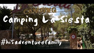 Camping la siestasiesta holidays Calella de Palafrugell Spanish campsite [upl. by Bunting]