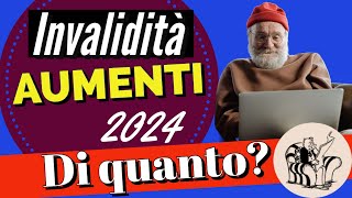 PENSIONI INVALIDITÀ ♿️ AUMENTO 2024 👉 ECCO di QUANTO POTREBBERO AUMENTARE 📈 Previsioni 🔎 [upl. by Eissirhc]