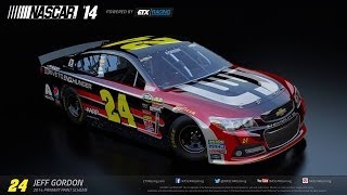 NASCAR 14 Paint Schemes ALL [upl. by Lhamaj150]