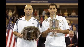 Pete Sampras vs Andre Agassi  US Open 2002 Final Highlights [upl. by Odnomor]