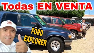 10 Camionetas Familiares baratas FORD EXPLORER tianguis de autos usados en venta [upl. by Meta]