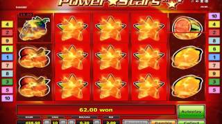 Novomatic Novoline Power Stars Big Win And Gamble Demo [upl. by Placia851]