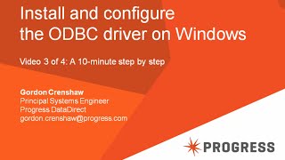 Install and configure the ODBC driver on Windows [upl. by Zarah]