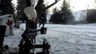 Motion Tracking Paintball Turret Live Test [upl. by Ranit545]