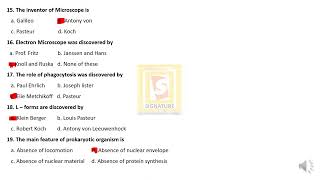 KPSC  MODEL QUESTIONS CHAPTER 1amp2 Microbiologist Bacteriologist KWA Category No 4112023 [upl. by Merlina730]