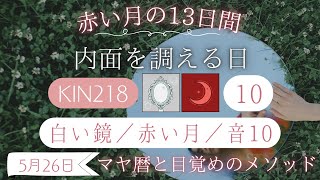 【黒KINの日】【マヤ暦 KIN218】今日の銀河のエネルギーについて｜キーワードと過ごし方（2024年5月26日） [upl. by Nyraa]