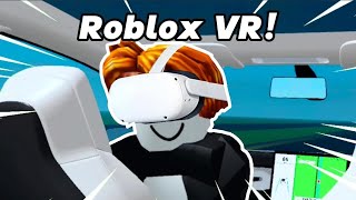 Roblox VR is INSANE [upl. by Hauge591]