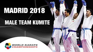 GOLD MEDAL Iran vs Turkiye  2018 World Championships  WORLD KARATE FEDERATION [upl. by Gwyneth]