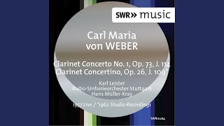 Concertino for Clarinet amp Orchestra in EFlat Major Op 26 J 109 Clarinet Concertino in C [upl. by Amees]