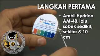 Cara Penggunaan Hydrion AM40  Panduan Pengujian Amonia dg Ammonia Test Paper AM40 [upl. by Orapma]