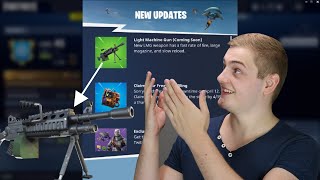 ❗️NEUE WAFFE IN FORTNITE  Light Machine Gun zu stark  Diese 5 Waffen kommen auch bald [upl. by Iveel]