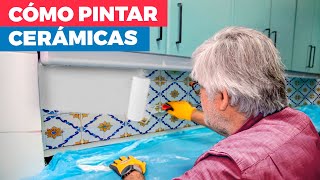 Cómo pintar cerámicas o azulejos en la cocina [upl. by Aseel630]