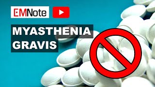 Drugs to Avoid in Myasthenia Gravis MG [upl. by Mehelhteb652]