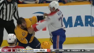 Brett Kulak vs Luke Kunin Dec 4 2021 [upl. by Prospero142]