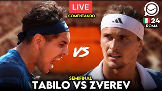 🔴 ALEJANDRO TABILO  ALEXANDER ZVEREV SF ATP ROMA  COMENTANDO EN DIRECTO [upl. by Sakram]