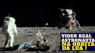 O vídeo real dos astronautas na órbita da Lua [upl. by Atalanta]