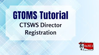 CTSWS Director Registration [upl. by Regan]