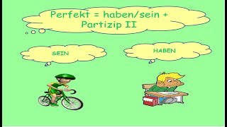 Урок 22 Немецкий для начинающих Partizip 2 und Perfekt mit sein [upl. by Huda]