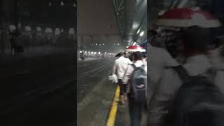 Virar Station Public In Monsoon 🌦️ [upl. by Garey596]