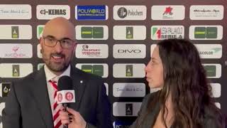 Intervista coach Michele Bulleri post 12 giornata A2 Credem Banca [upl. by Hadria657]