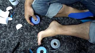 Flat Foot Fallen Arches Kinesio taping for Longitudinal and Transverse Arch  Northern Soul channel [upl. by Doria]