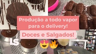 Fiz muita produção para o meu Delivery  Lorena Santos  Confeitaria [upl. by Air]