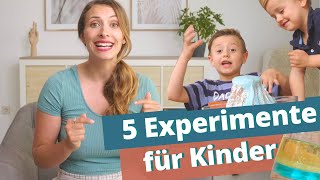 Die 5 besten Experimente für Kinder 🧪💨 WasserEdition  Mamaleen [upl. by Diego]