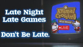 Animal Crossing Wild World All Fish Challenge  Late Night Streaming [upl. by Anirtap]