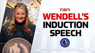 Hockey Hall of Fame Induction Speech Krissy Wendell [upl. by Valleau]