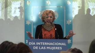 Discurso de Manuela Carmena el 8 de Marzo [upl. by Kaela266]