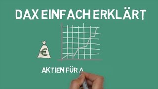 Was ist der DAX Aktienindex Dax einfach erklärt 💶📈🎬 MDAX SDAX TECDAX Aktien für Anfänger [upl. by Powder]