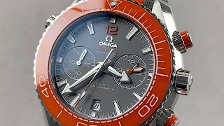 Omega Seamaster Planet Ocean Chronograph 21533465103001 Omega Watch Review [upl. by Irtemed]