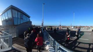 360 video opening of the Herring Bridge in Great Yarmouth [upl. by Sheilah940]