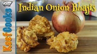 Indian Onion Bhajis Recipe [upl. by Salchunas]