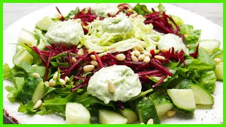 Frischer Rohkost Rote Bete Salat mit Zucchini – Gesund amp einfach zubereitet [upl. by Yrbua]