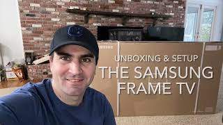 Samsung The Frame TV 65” 2021 Unboxing and setup  February 2022 [upl. by Orferd]