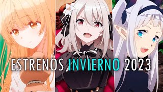 ❄️ESTRENOS ANIME TEMPORADA INVIERNO 2023 [upl. by Atse]