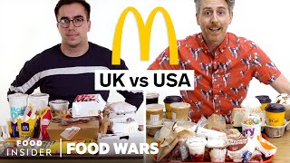 US vs UK McDonalds  Food Wars [upl. by Airad]