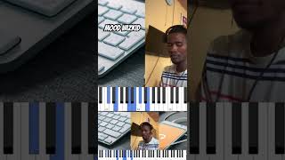 Wizkid ft Buju  Mood piano cover and tutorial trending wizkid [upl. by Gayleen]