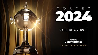 EN VIVO  SORTEO DE LA FASE DE GRUPOS  CONMEBOL LIBERTADORES 2024 [upl. by Mosier916]