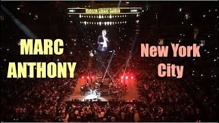 Marc Anthony LIVE in Concert at Madison Square Garden in NYC 2016 [upl. by Neehsuan581]