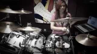 Whiplash  Metallica  HD Drum Cover By Devikah [upl. by Cavan]