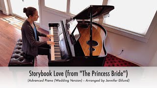 Storybook Love from quotThe Princess Bridequot Advanced Piano Sheet Music Wedding Version [upl. by Nirac957]