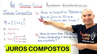 APRENDA JUROS COMPOSTOS EM 8 MINUTOS [upl. by Moyna374]