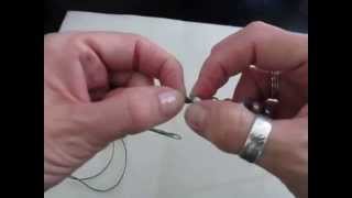 Pearl Knotting without Tools  Tutorial [upl. by Felisha]