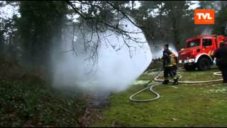 Lommel grootste brandoefening in het bos [upl. by Novj453]