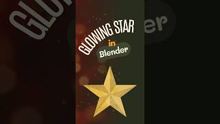 Create a Glowing Star in Blender  Tutorial [upl. by Allsun]