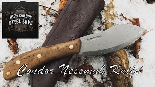 The Condor Nessmuk Knife  An Excellent Interpretation of the Original  HighCarbonSteel Love [upl. by Rtoip]