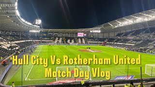 Hull City 41 Rotherham United Vlog  202324 [upl. by Anaigroeg594]